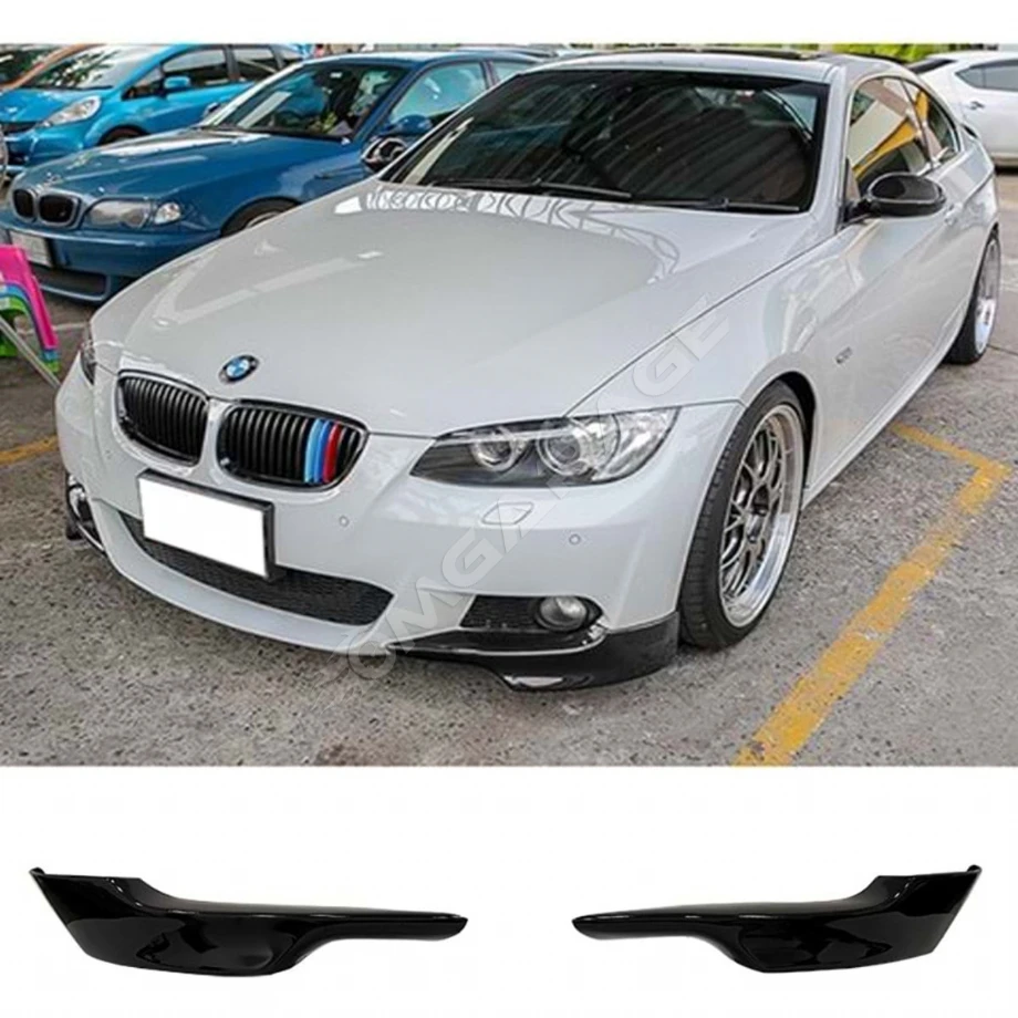 Bmw E93 3 Serisi M Performance Ön Flap Set Piona Black 2007 2008 2009 Plastik