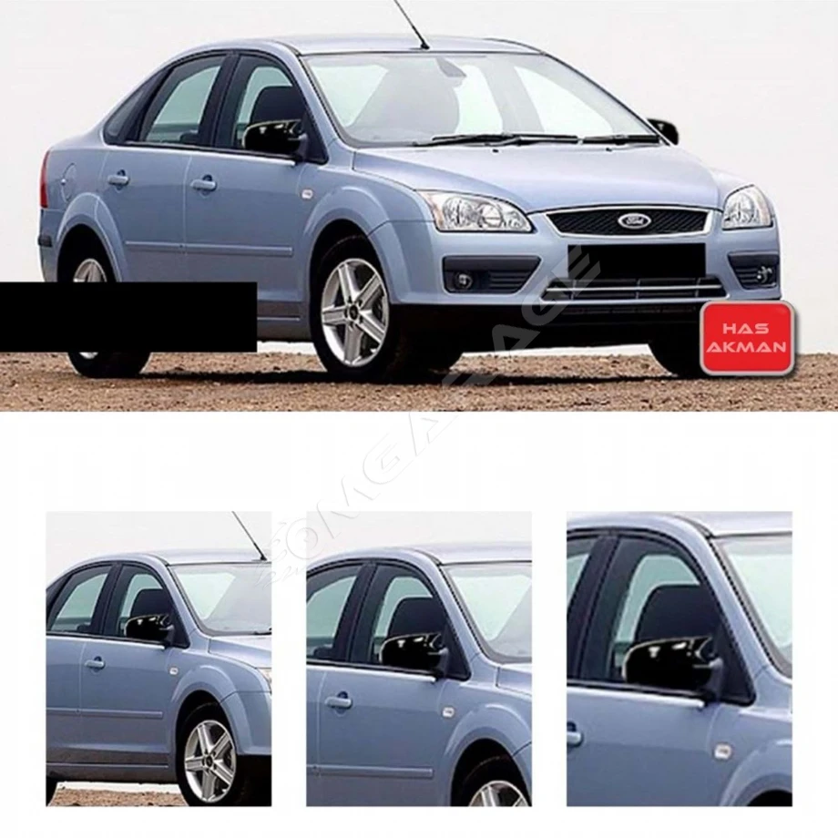 Ford Focus 2 Batman Yarasa Ayna Kapağı Piano Black 2004 2005 2006 2007 2008