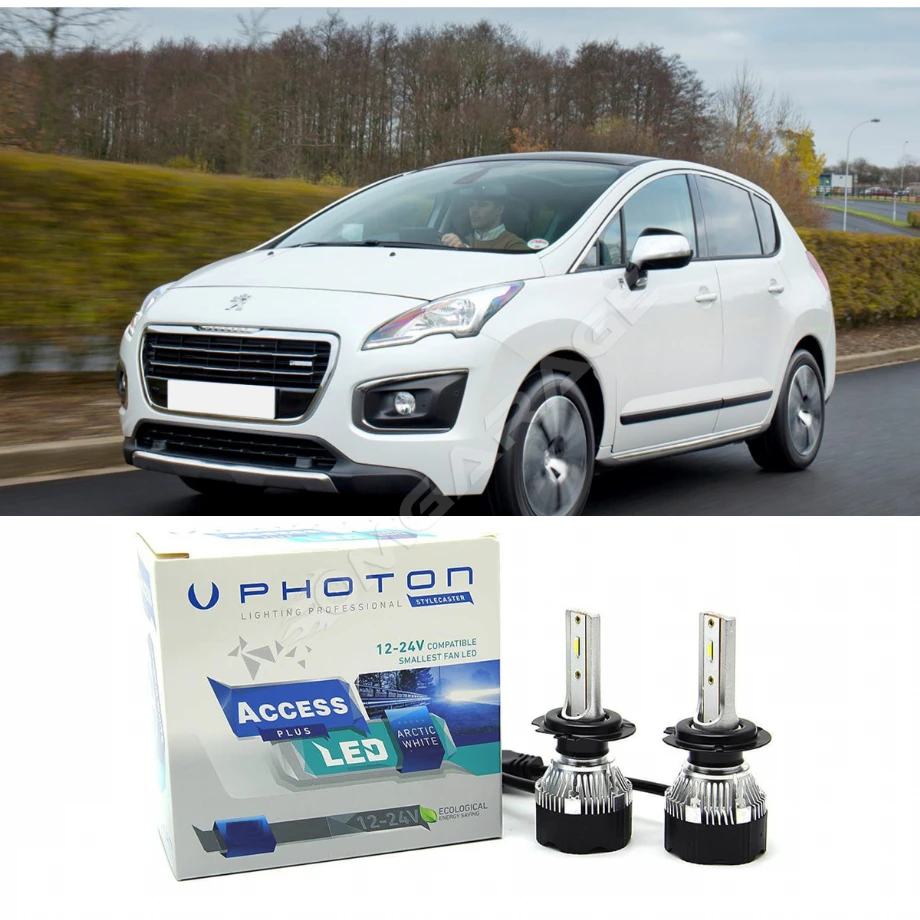 Peugeot 3008 Led Xenon Kısa Far Ampulü H7 Access Yeni Seri Beyaz 2010-2013