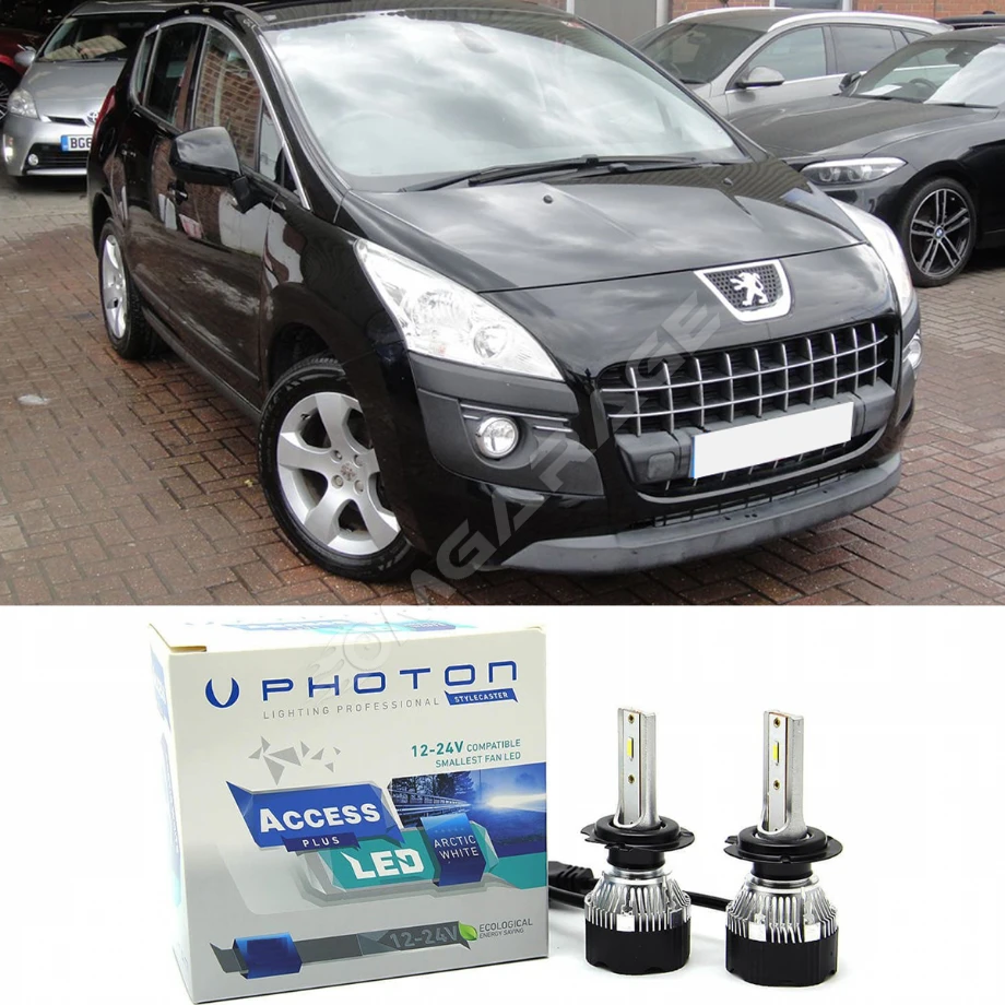 Peugeot 3008 Led Xenon Uzun Far Ampulü H7 Access Yeni Seri Beyaz 2010-2013