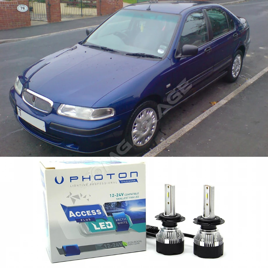 Rover 400 Led Xenon Uzun + Kısa Far Ampulü H4 Access Yeni Seri Beyaz