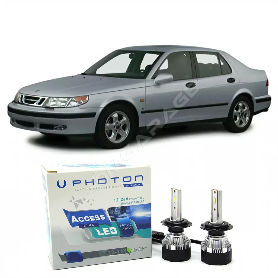 Saab 9-5 Led Xenon Uzun Far Ampulü H3 Access Yeni Seri Beyaz 1997-2001