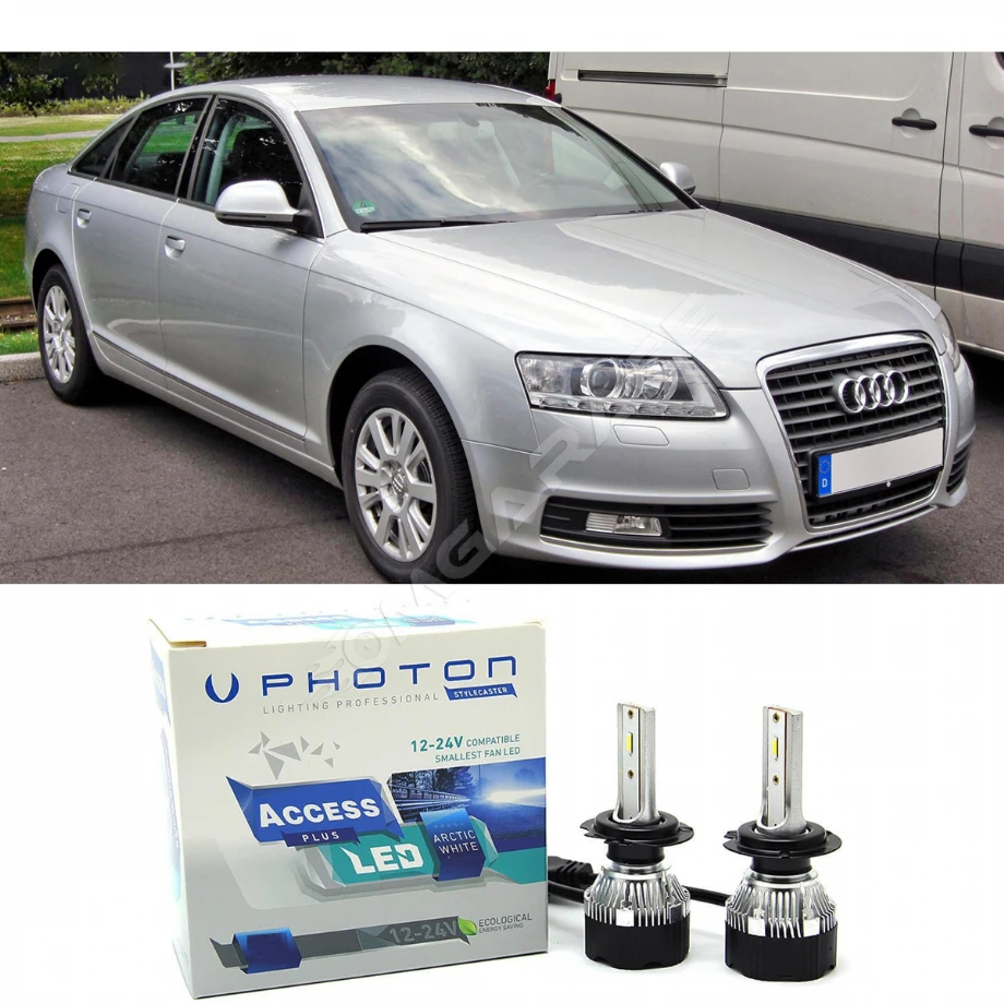 Audi A6 C6 Led Xenon Uzun Far Ampulü H1 Access Yeni Seri Beyaz 2004-2011