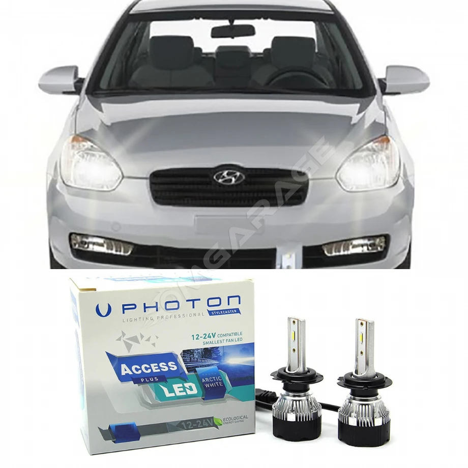 Hyundai Accent Era Led Xenon Uzun Kısa Far Ampulü H4 Access Yeni Seri Beyaz