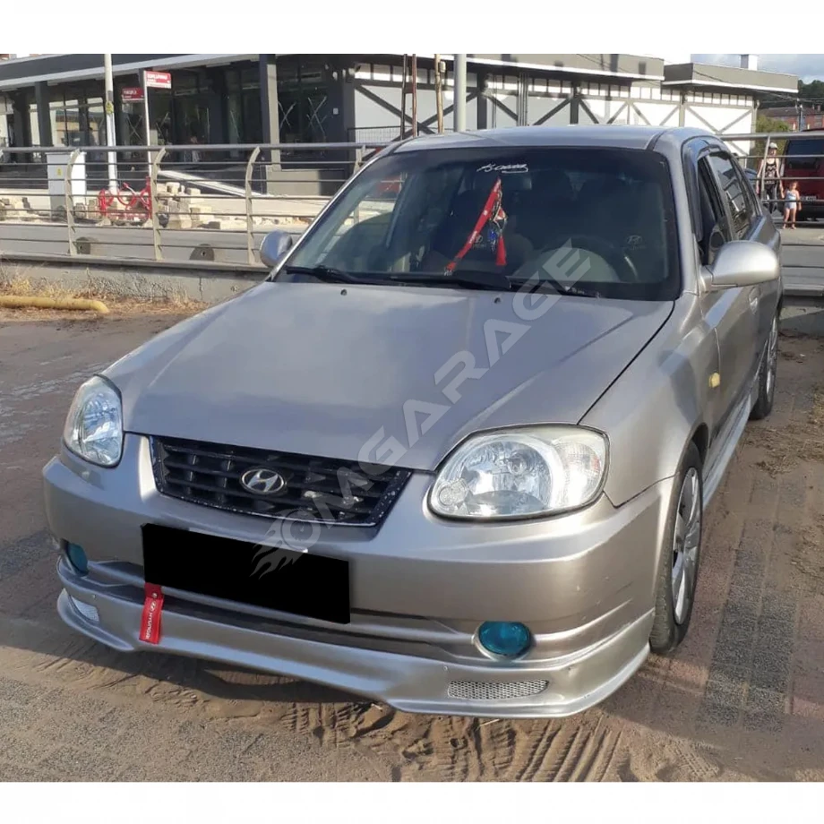 Hyundai Accent Admire Ön Ek Plastik Siyah karlık-ön-ek-bodykit 2000 2001 2002 2003 2004 2005 2006