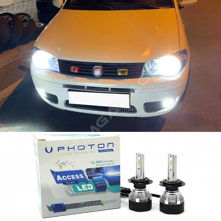 Fiat Albea Led Xenon Uzun Far Ampulü H7 Access Yeni Seri Beyaz