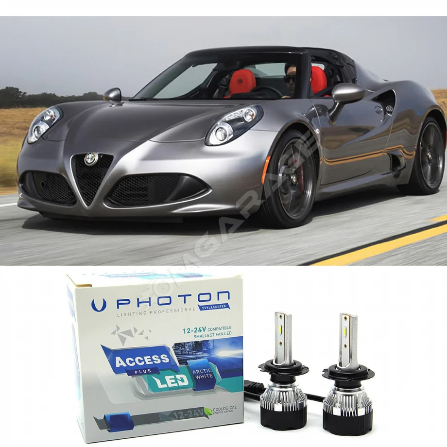 Alfa Romeo 4C Kısa Far Ampulü H7 Access Yeni Seri Beyaz 2013-2016