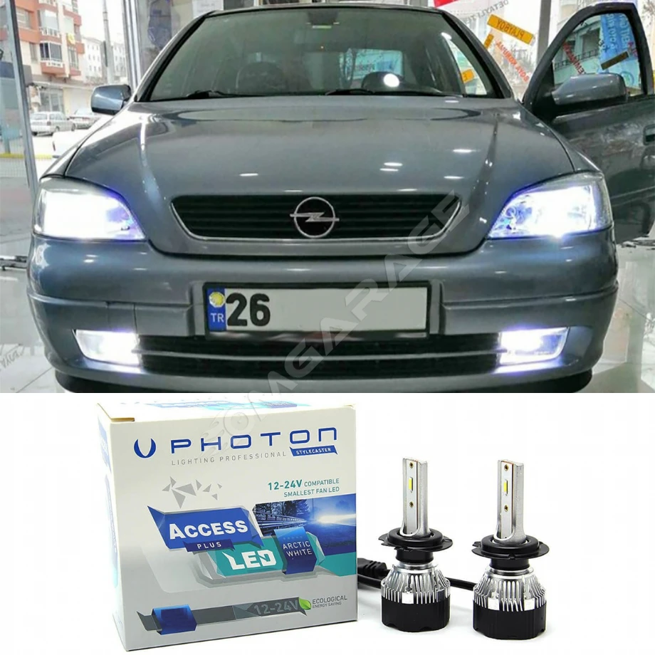Opel Astra G Led Xenon Sis Far Ampulü H3 Access Yeni Seri Beyaz 1998-2004