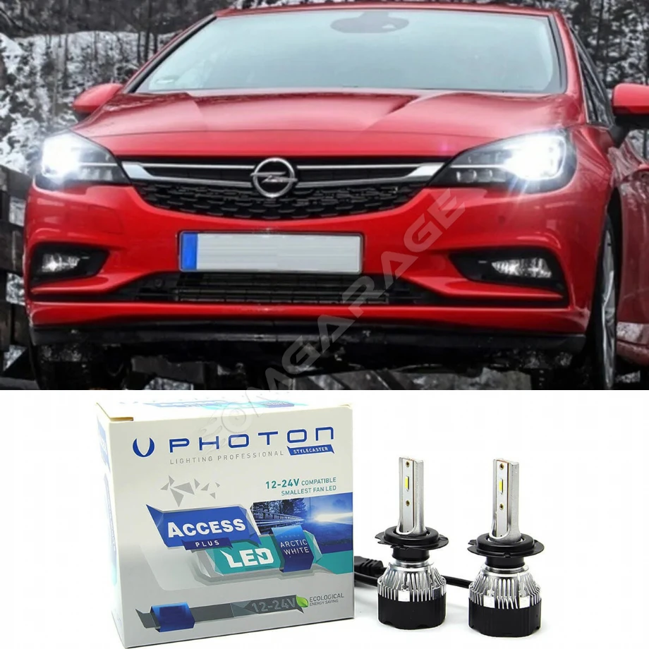 Opel Astra K Led Xenon Kısa Far Ampulü H7 Access Yeni Seri Beyaz 2015+