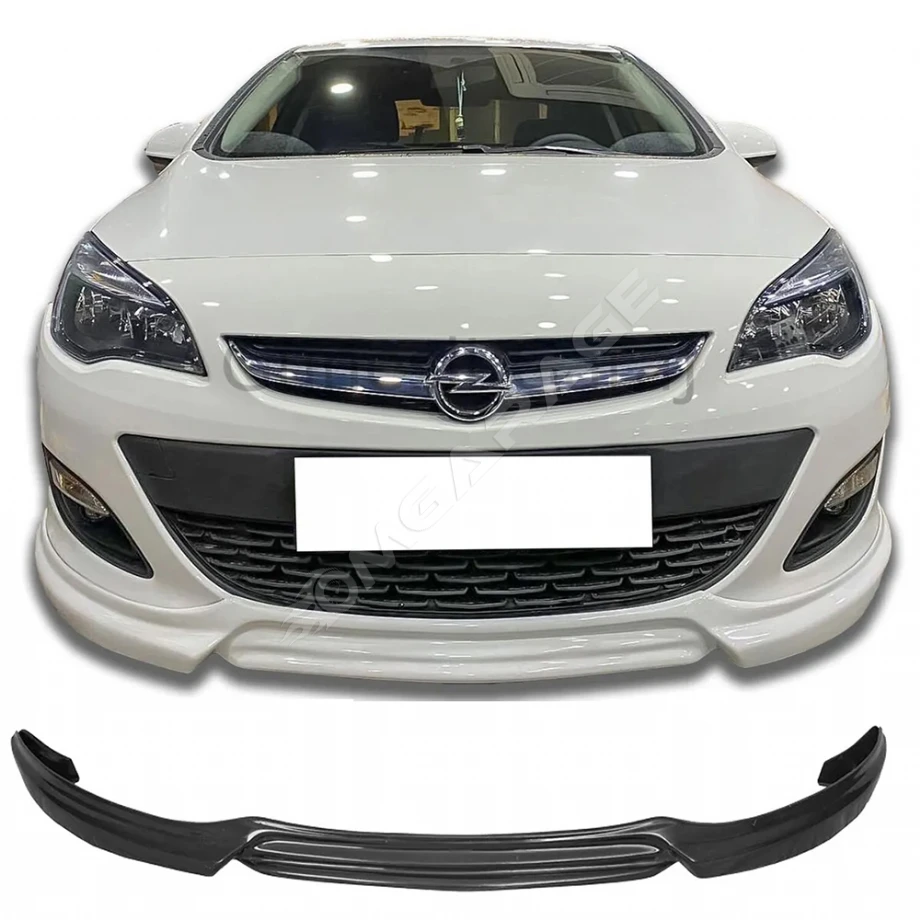 Opel Astra J Sedan Custom Ön Ek Plastik Siyah karlık-ön-ek-bodykit 2011 ve üzeri