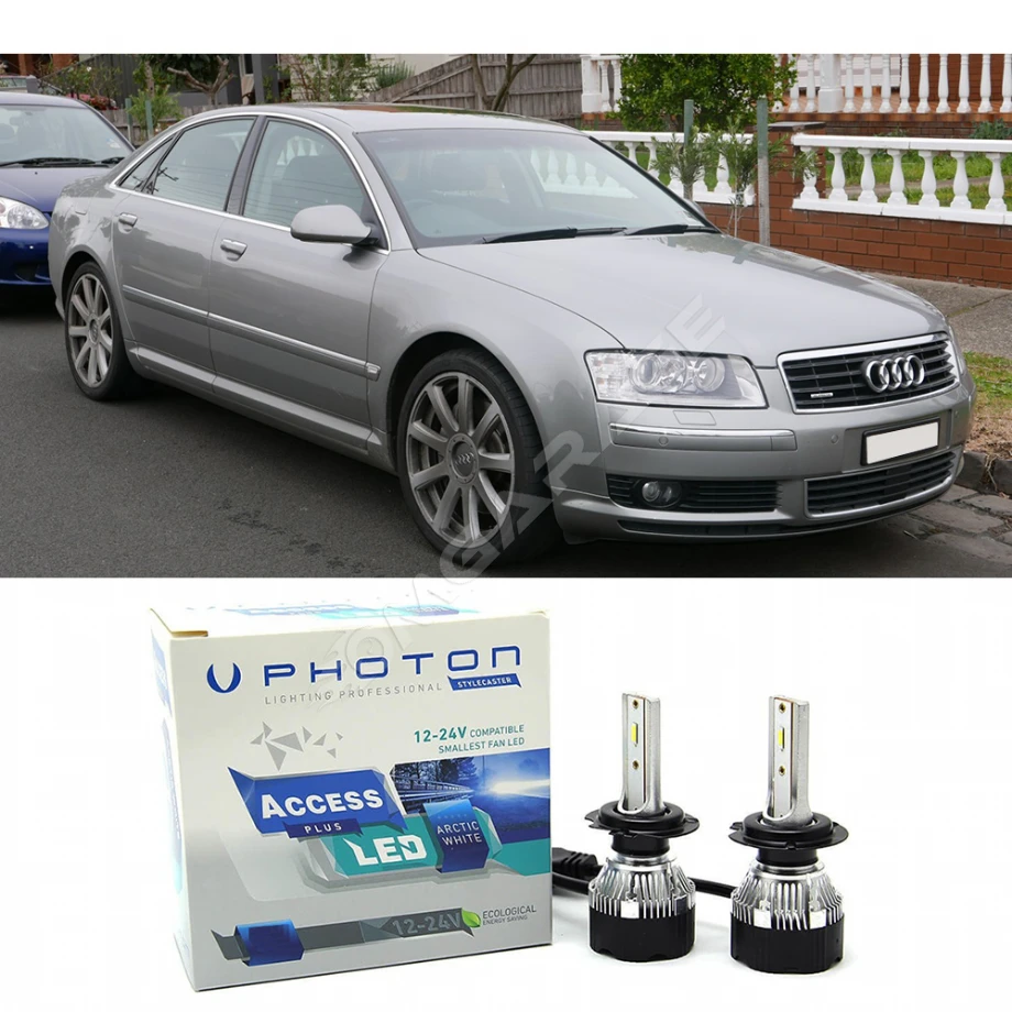 Audi A8 D3 Kısa Far Ampulü H7 Access Yeni Seri Beyaz 2002-2010