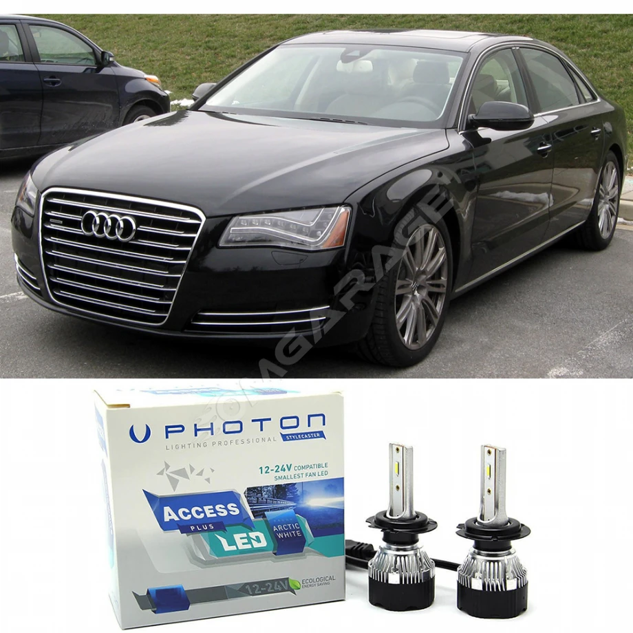 Audi A8 D4 Kısa Far Ampulü H7 Access Yeni Seri Beyaz 2010-2017
