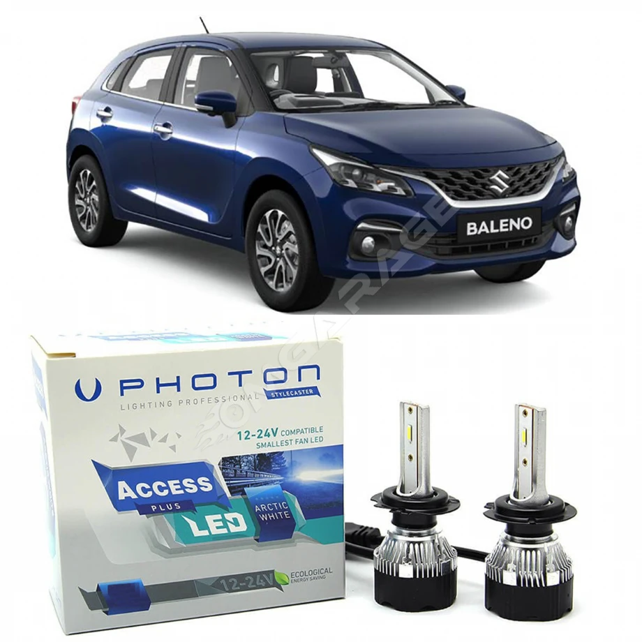 Suzuki Baleno Led Xenon Uzun+Kısa Far Ampulü H4 Access Yeni Seri Beyaz