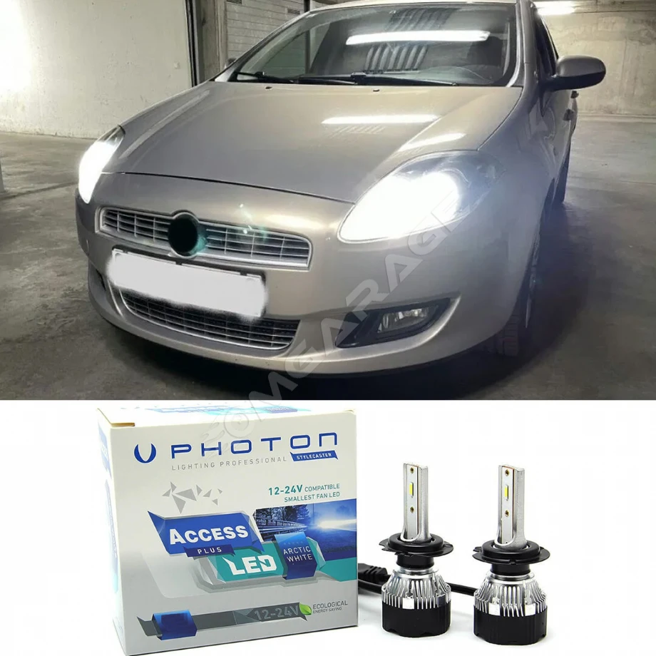 Fiat Bravo Led Xenon Kısa Far Ampulü H1 Access Yeni Seri Beyaz