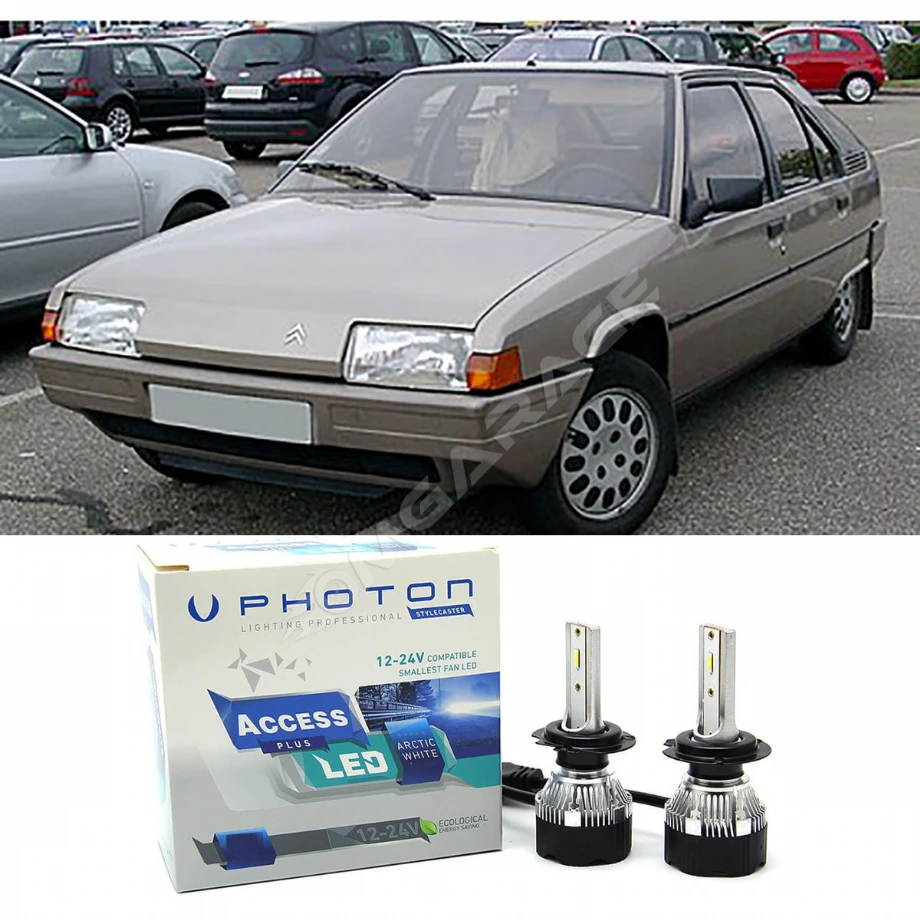 Citroen BX Led Xenon Uzun + Kısa Far Ampulü H4 Access Yeni Seri Beyaz