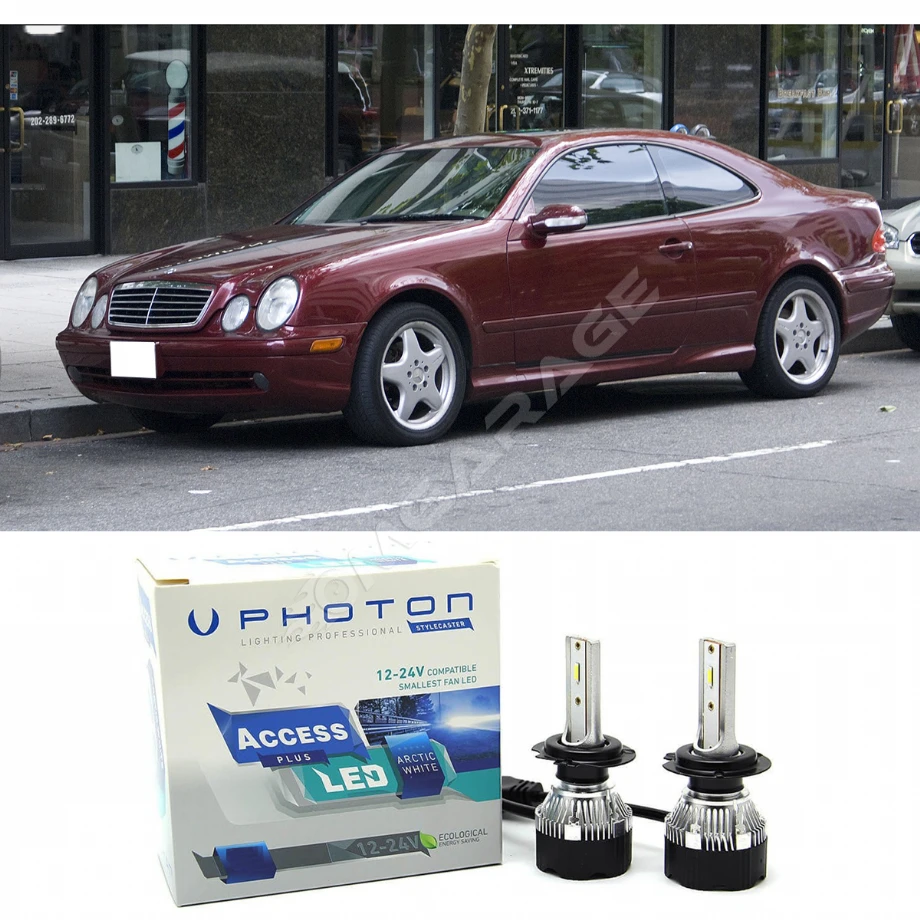 Mercedes CLK C208 Led Xenon Kısa Far Ampulü H7 Access Yeni Seri Beyaz