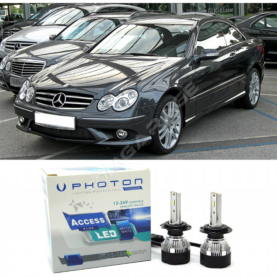 Mercedes CLK C209 Led Xenon Uzun Far Ampulü H7 Access Yeni Seri Beyaz
