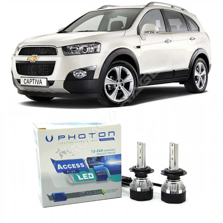 Chevrolet Captiva Led Xenon Kısa Far Ampulü H7 Access Yeni Seri Beyaz 2006-2015