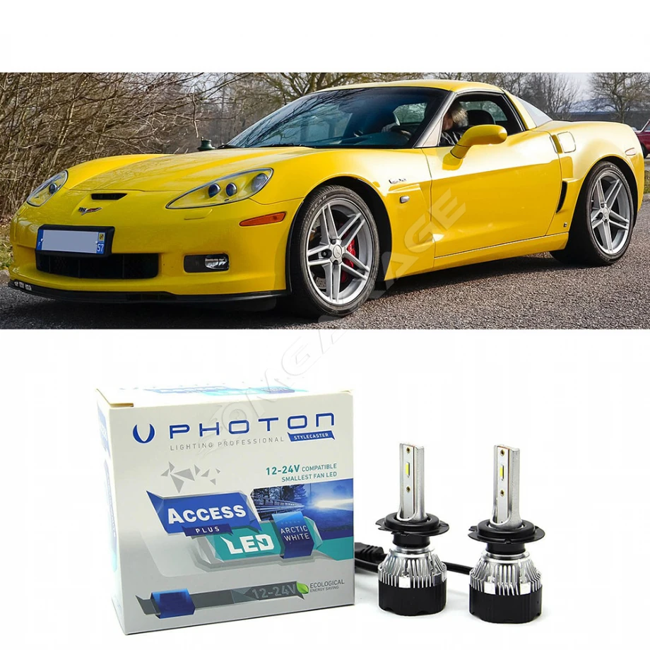 Chevrolet Corvette C6 Uzun Far Ampulü H11 Access Yeni Seri Beyaz 2008-2014