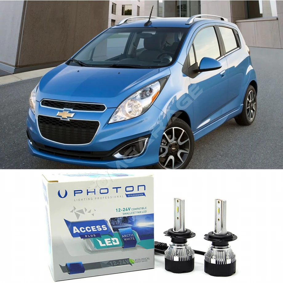 Chevrolet Spark Uzun + Kısa Far Ampulü H4 Access Yeni Seri Beyaz 2009-2015