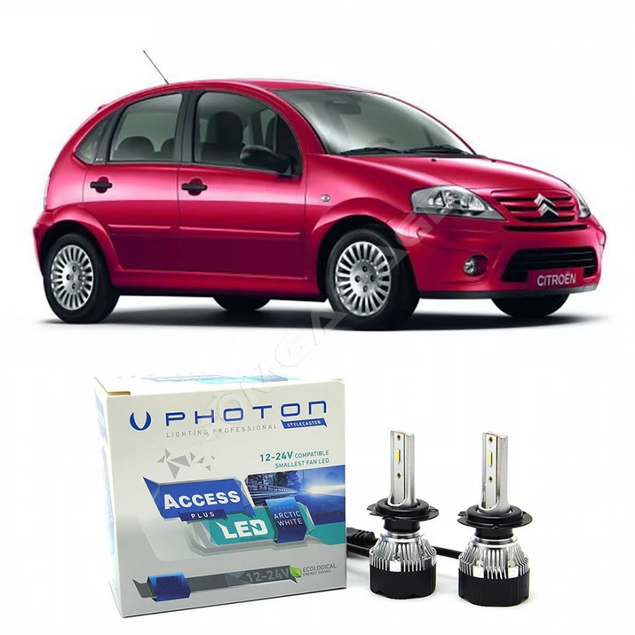 Citroen C3 Kısa Far Ampulü H7 Access Yeni Seri Beyaz 2002-2009