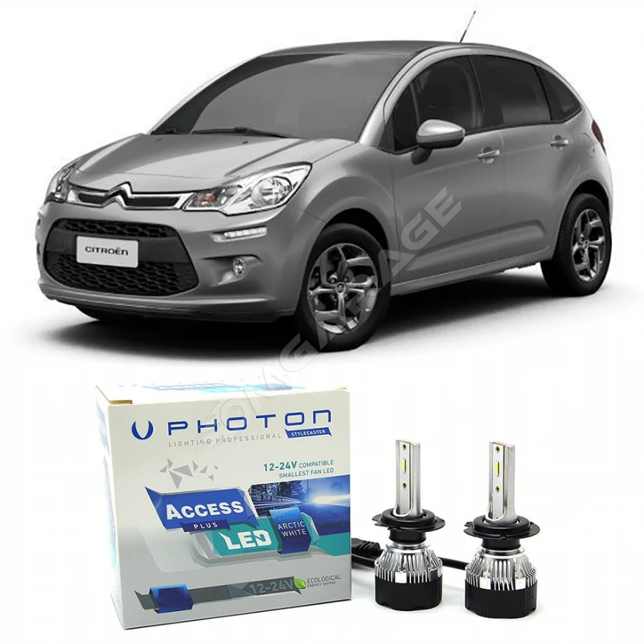 Citroen C3 Sis Far Ampulü H1 Access Yeni Seri Beyaz 2009-2015