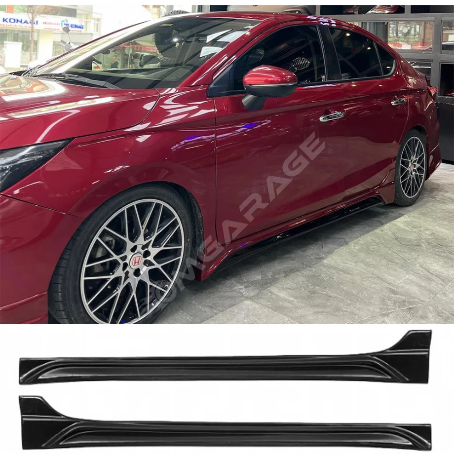 Honda City Yan Marşpiyel Seti Mat Siyah Plastik 2 Adet 2022 2023 2024 2025