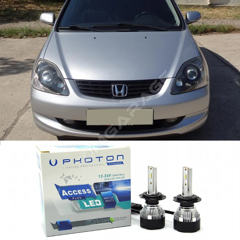 Honda Civic HB Led Xenon Uzun Far Ampulü HB3 Access Yeni Seri Beyaz 2004-2006