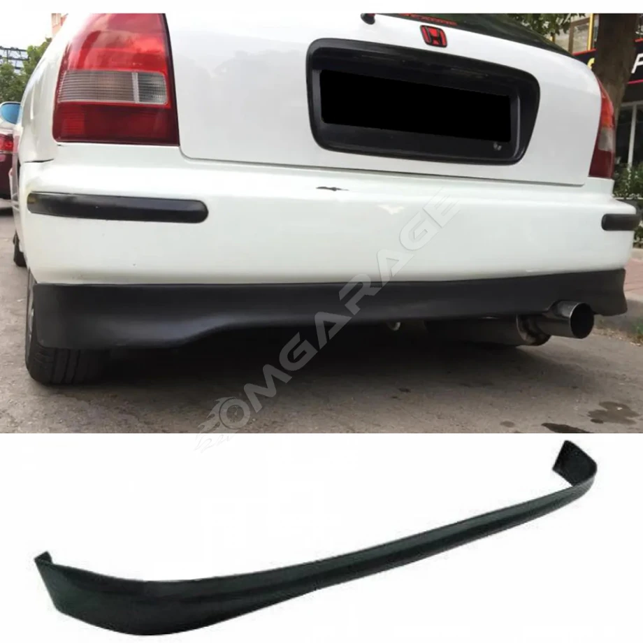 Honda Civic HB Arka Ek Plastik Siyah Difüzör 1996 1997 1998 1999 2000 2001 Arka-difizör-bodykit-ek