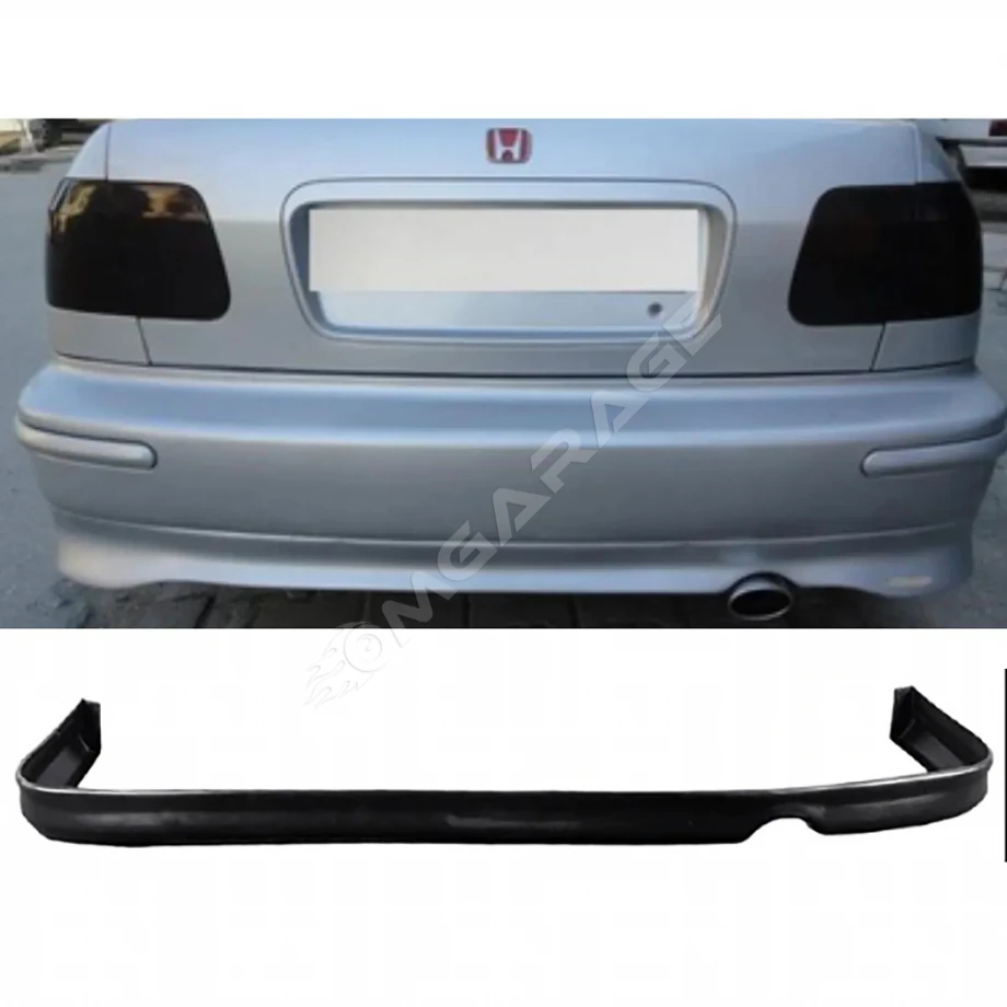 Honda Civic Sedan Arka Ek Plastik Siyah Difüzör 1996-2001 Arka-bodykit-ek-karlık