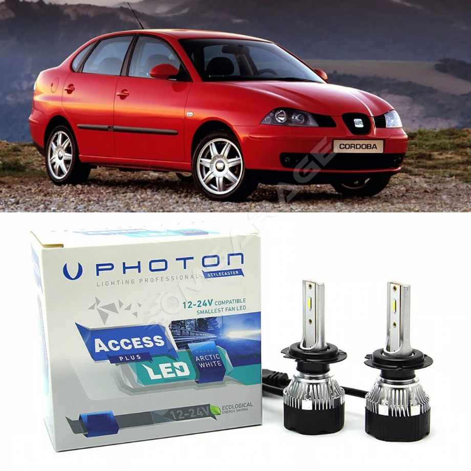 Seat Cordoba Led Xenon Kısa Far Ampulü H7 Access Yeni Seri Beyaz 2003-2009