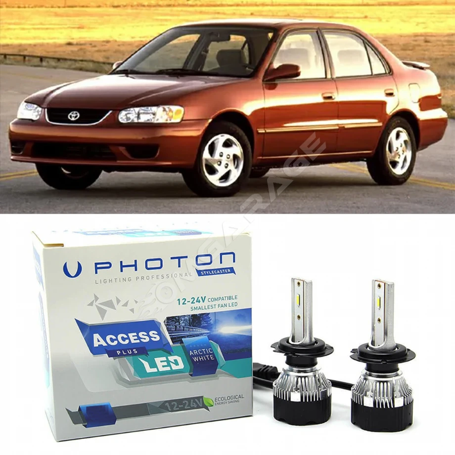 Toyota Corolla Led Xenon Kısa Far Ampulü HB4 Access Yeni Seri Beyaz 2000-2002