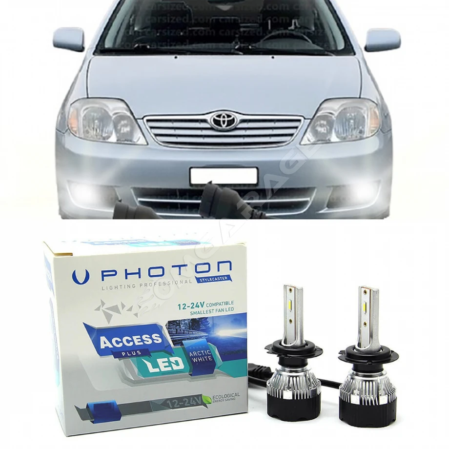 Toyota Corolla E120 Led Xenon Uzun Far Ampulü HB3 Access Yeni Seri Beyaz 2002-2008