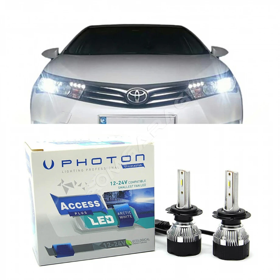 Toyota Corolla E170 Led Xenon Uzun Far Ampulü HB3 Access Yeni Seri Beyaz 2013-2018