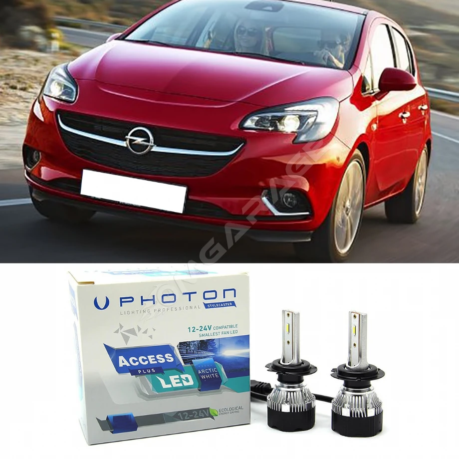 Opel Corsa E Led Xenon Kısa Far Ampulü H7 Access Yeni Seri Beyaz 2014-2019