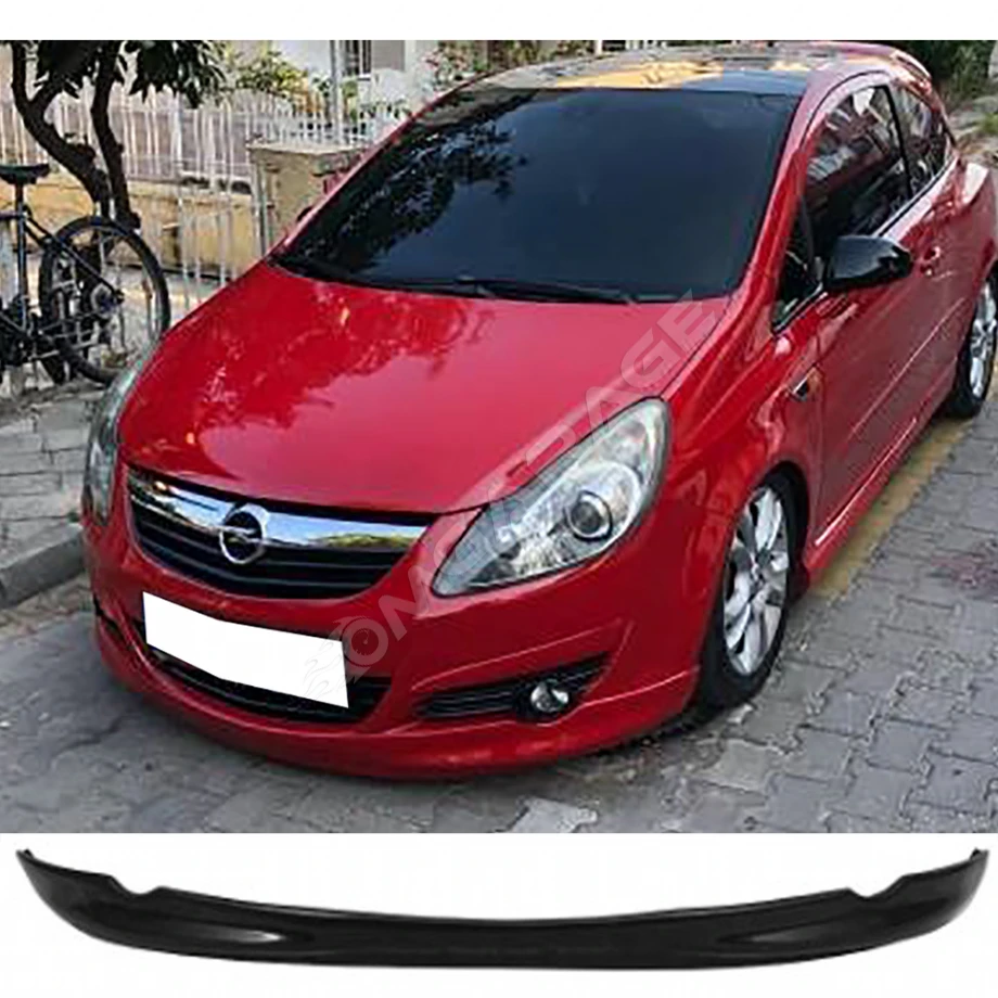 Opel Corsa D Ön Ek Plastik Siyah karlık-ön-ek-bodykit 2006 2007 2008 2009 2010 2011 Makyajsız Kasa