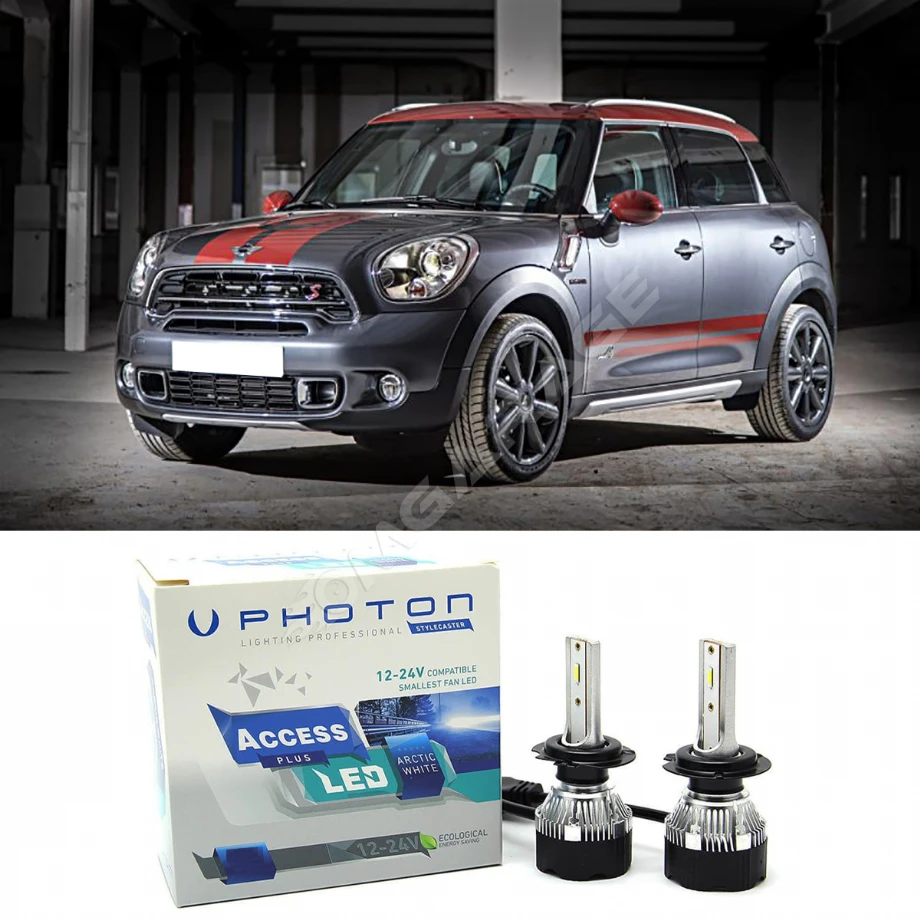 Mini Cooper Countryman R60 Led Xenon Sis Far Ampulü H8 Access Yeni Seri Beyaz 2010-2016