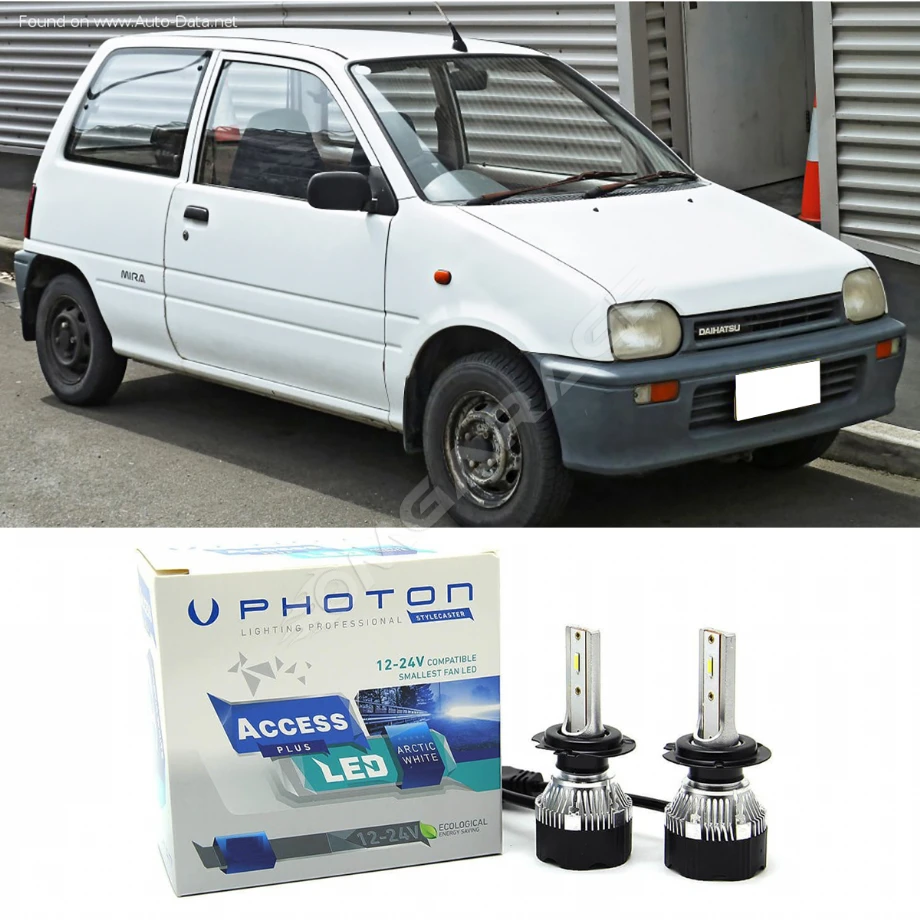 Daihatsu Cuore Led Xenon Uzun + Kısa Far Ampulü H4 Access Yeni Seri Beyaz