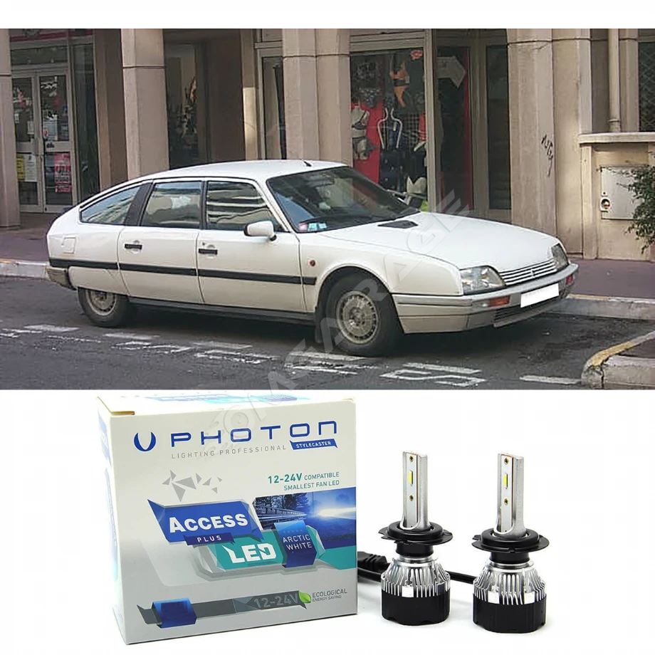 Citroen CX Led Xenon Uzun + Kısa Far Ampulü H4 Access Yeni Seri Beyaz
