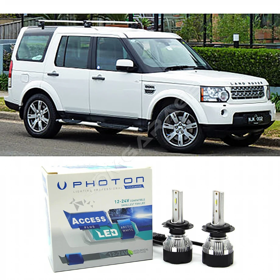 Land Rover Discovery Led Xenon Uzun + Kısa Far Ampulü H4 Access Yeni Seri Beyaz
