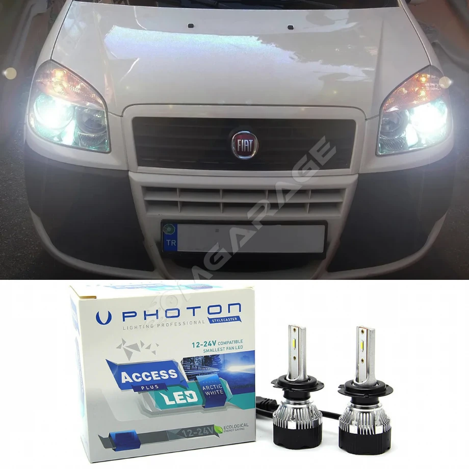 Fiat Doblo D2 Led Xenon Uzun Far Ampulü H1 Access Yeni Seri Beyaz 2000-2010
