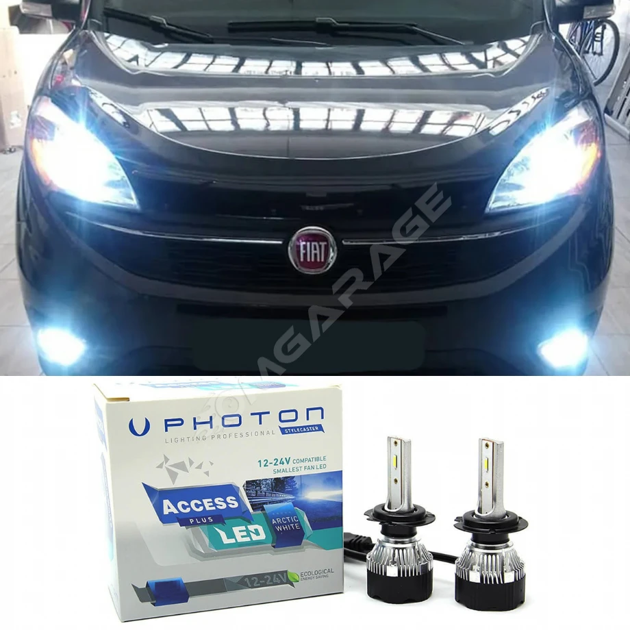 Fiat Doblo D4 Led Xenon Uzun Far Ampulü H7 Access Yeni Seri Beyaz 2015-2023