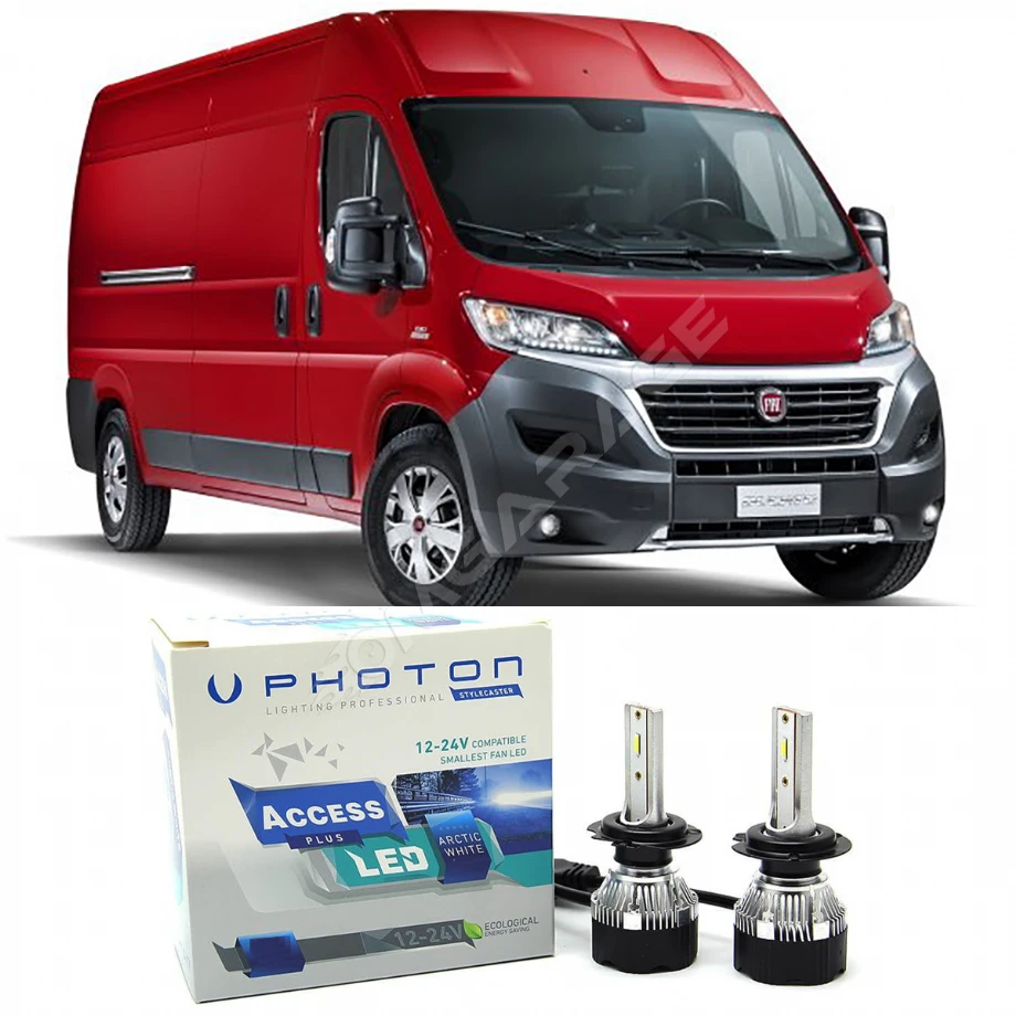 Fiat Ducato Led Xenon Uzun Far Ampulü H7 Access Yeni Seri Beyaz 2014+