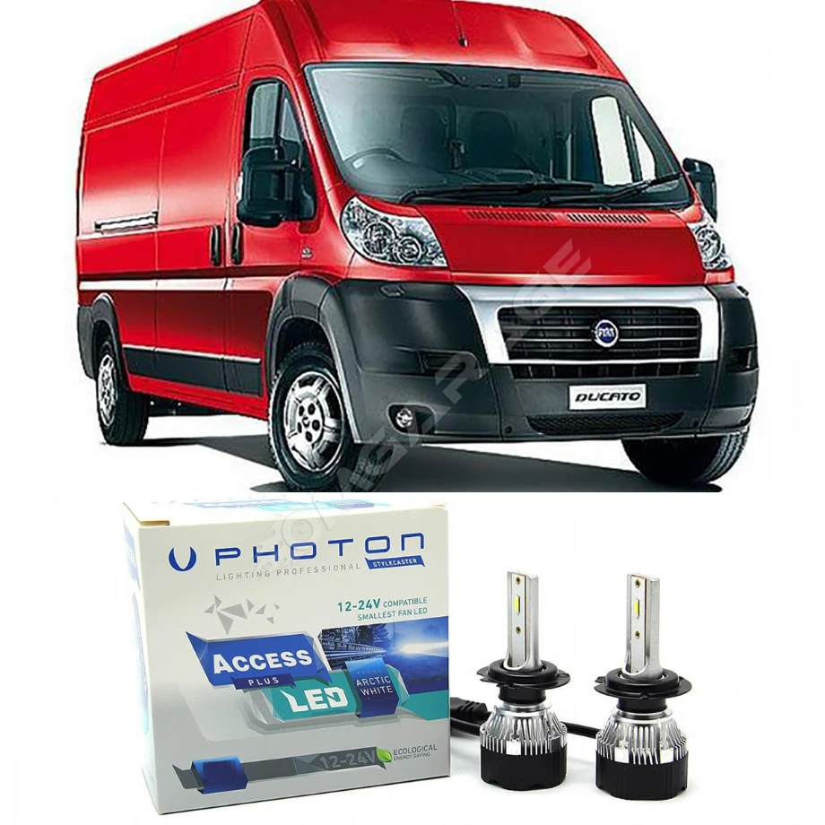 Fiat Ducato Led Xenon Kısa Far Ampulü H7 Access Yeni Seri Beyaz 2006-2013