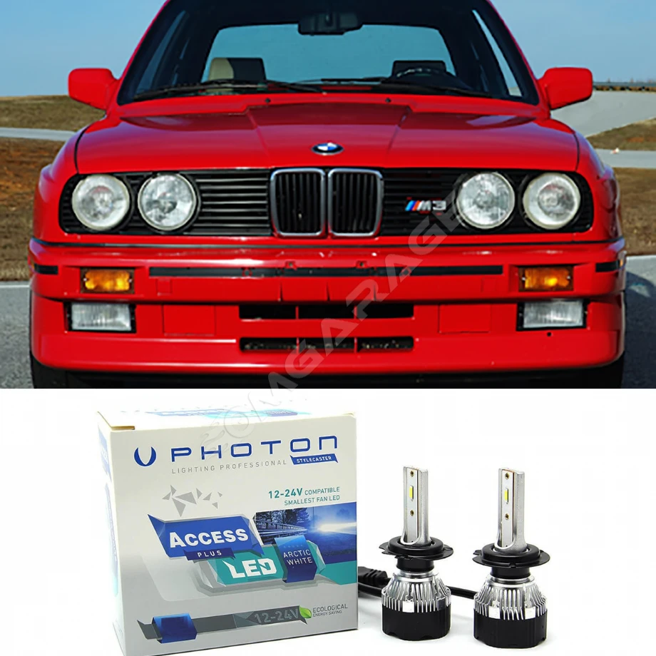 Bmw E30 Led Xenon Kısa Far Ampulü H1 Access Yeni Seri Beyaz