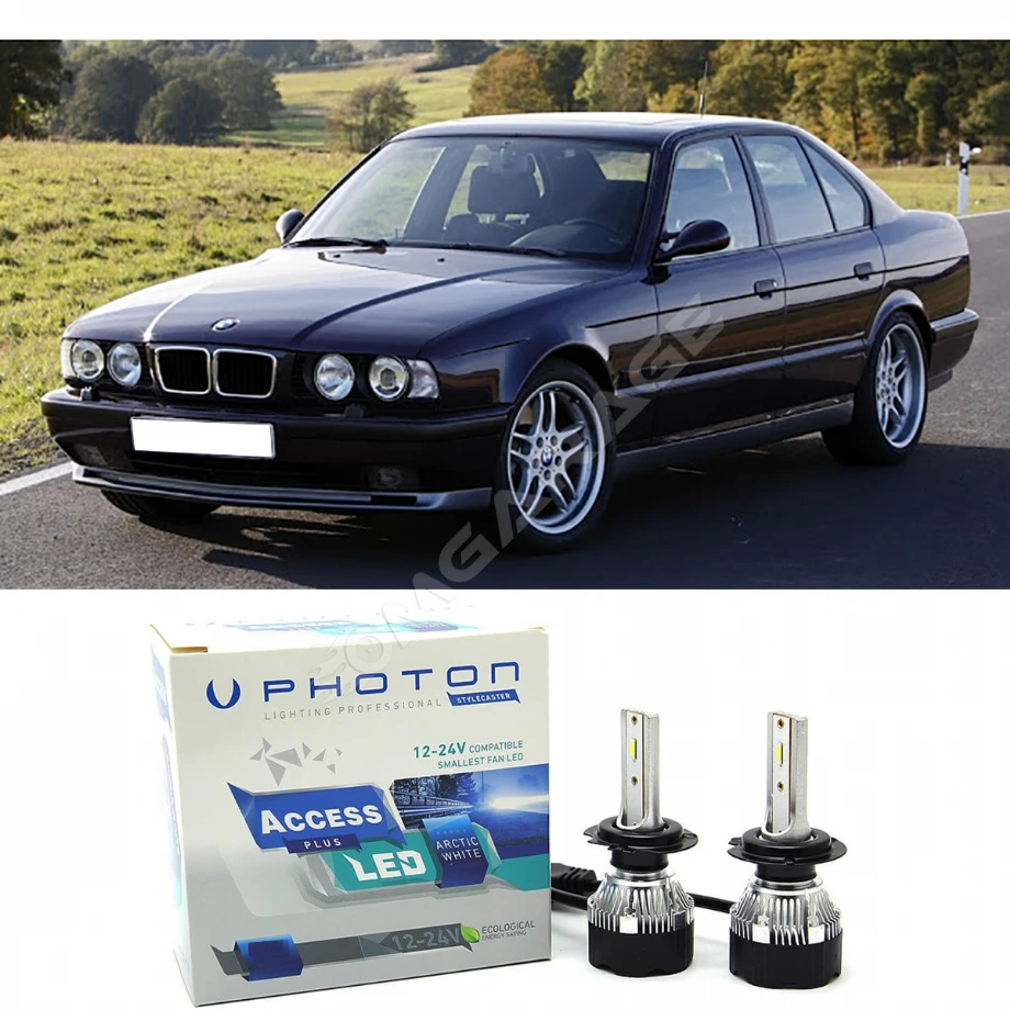 Bmw E34 Led Xenon Kısa Far Ampulü H1 Access Yeni Seri Beyaz