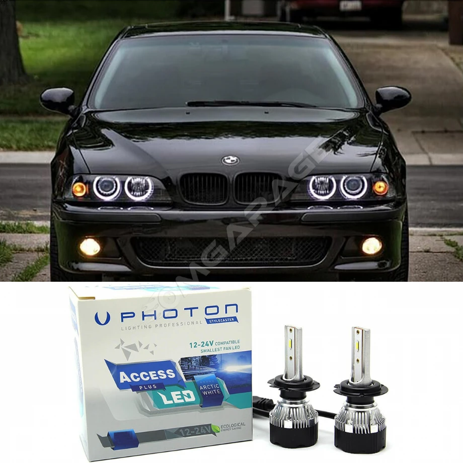 Bmw E39 Led Xenon Kısa Far Ampulü H7 Access Yeni Seri Beyaz 2000-2004