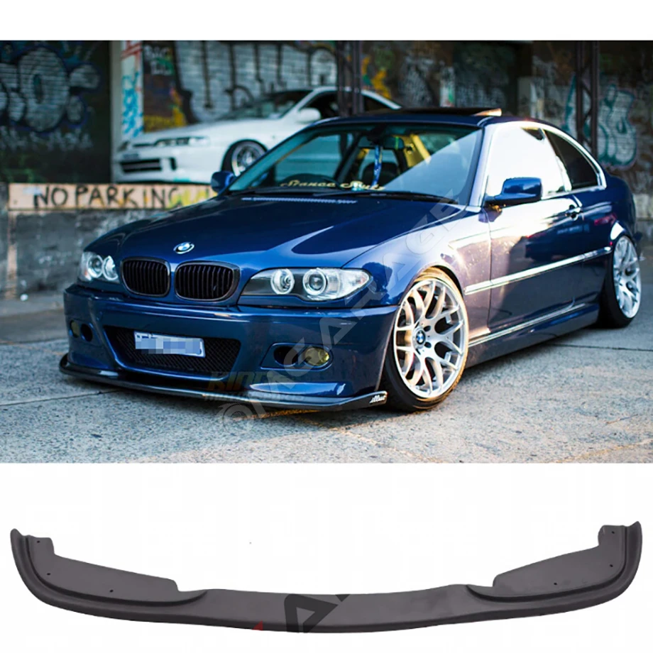 Bmw E46 M3 Ön Lip Plastik Parlak Siyah karlık-ön-ek-bodykit 1997 1998 1999 2000 2001 2002 2003 2004