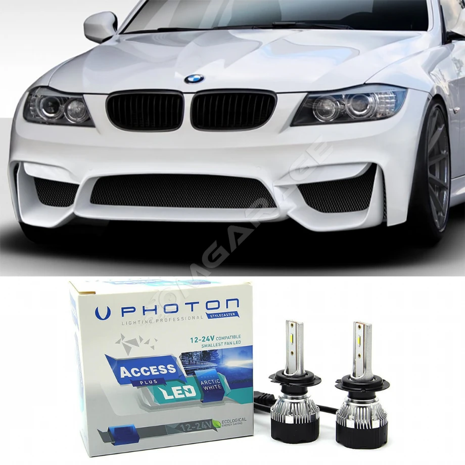 Bmw E90 Led Xenon Uzun Far Ampulü H7 Access Yeni Seri Beyaz