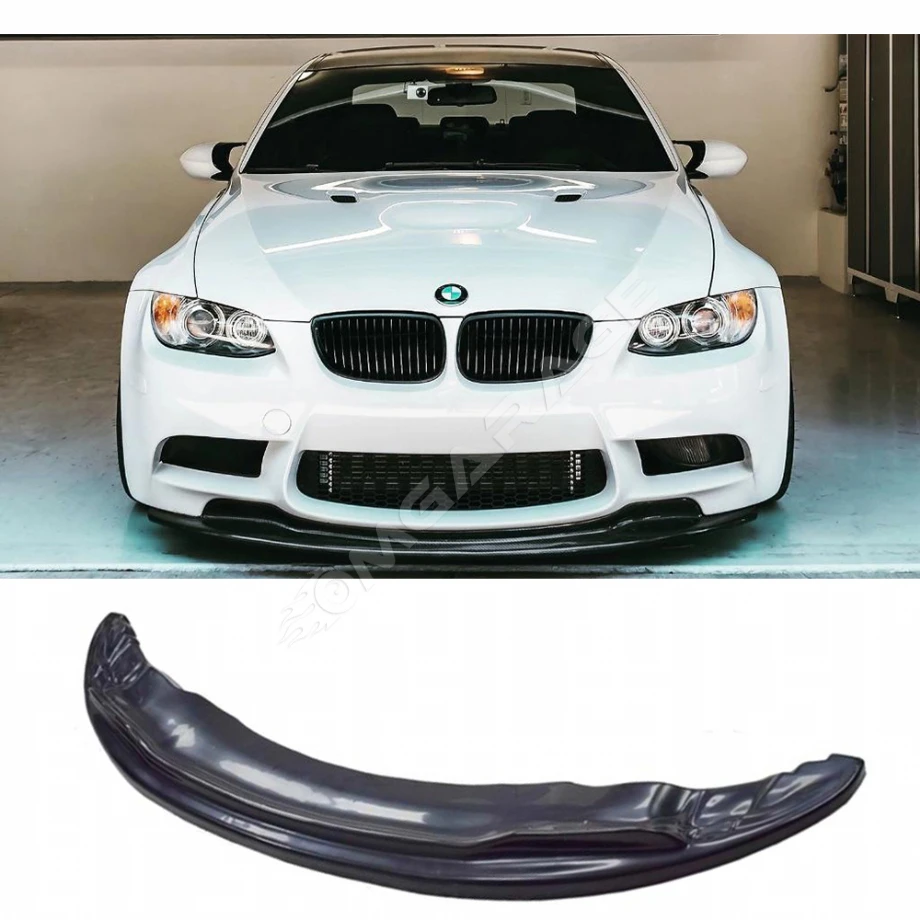 Bmw E92 M3 GTS Ön Lip Plastik Parlak Siyah karlık-ön-ek-bodykit 2007 2008 2009 2010 2011